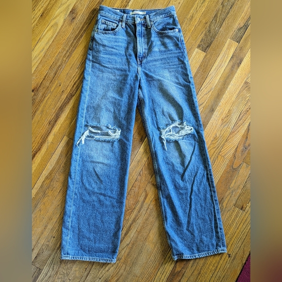 Levi's High Loose Jeans size 25 - Picture 2 of 5